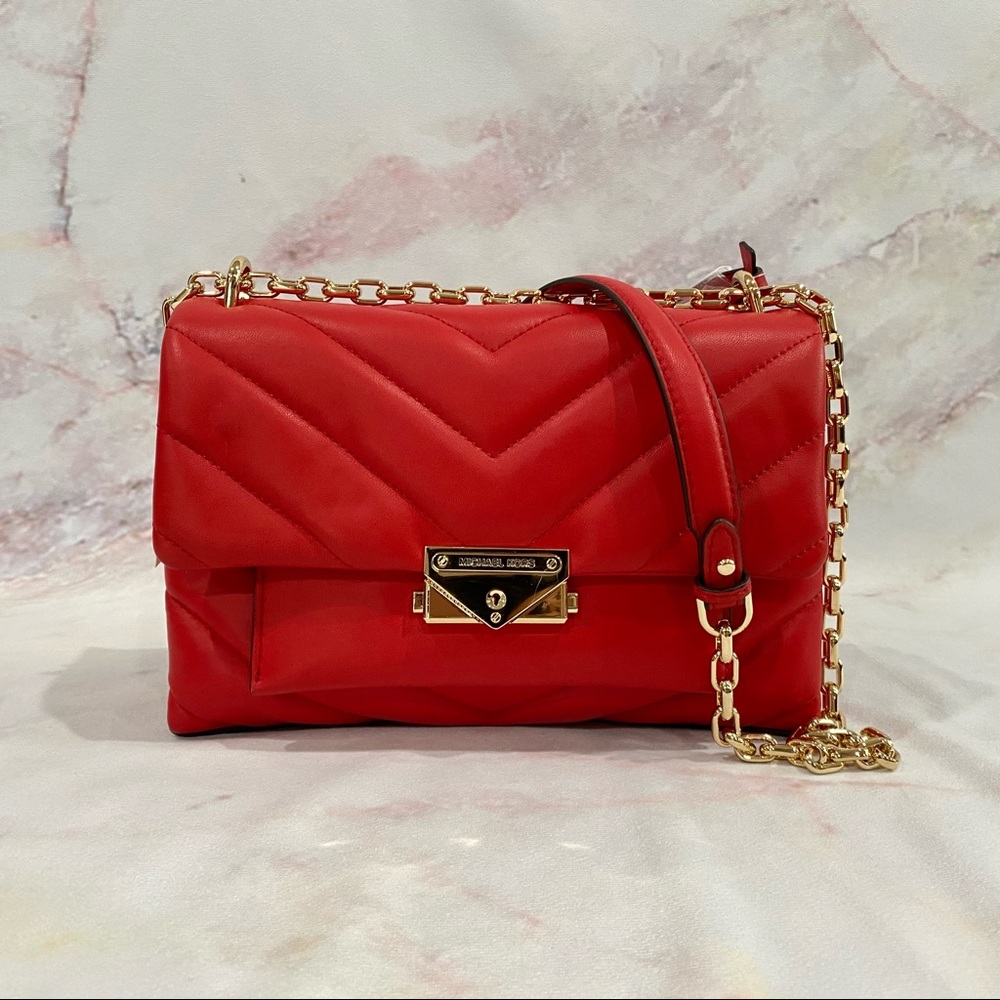 Michael Kors Cece Quilted Leather Medium Crossbody